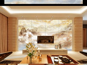 大理石紋江山多嬌 石材背景墻的設(shè)計(jì)靈感與素材應(yīng)用