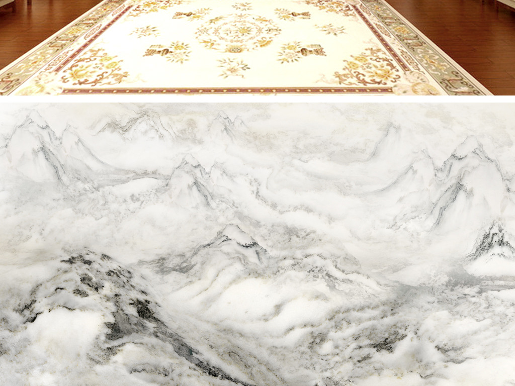 萬(wàn)里河山 大理石瓷磚上的詩(shī)意山水畫(huà)